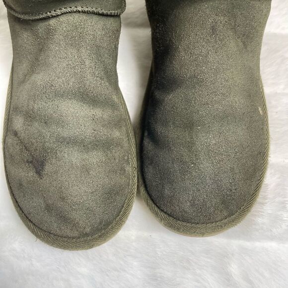 Kookaburra by Ugg suede olive green short boots with shearling and faux … - Picture 11 of 12